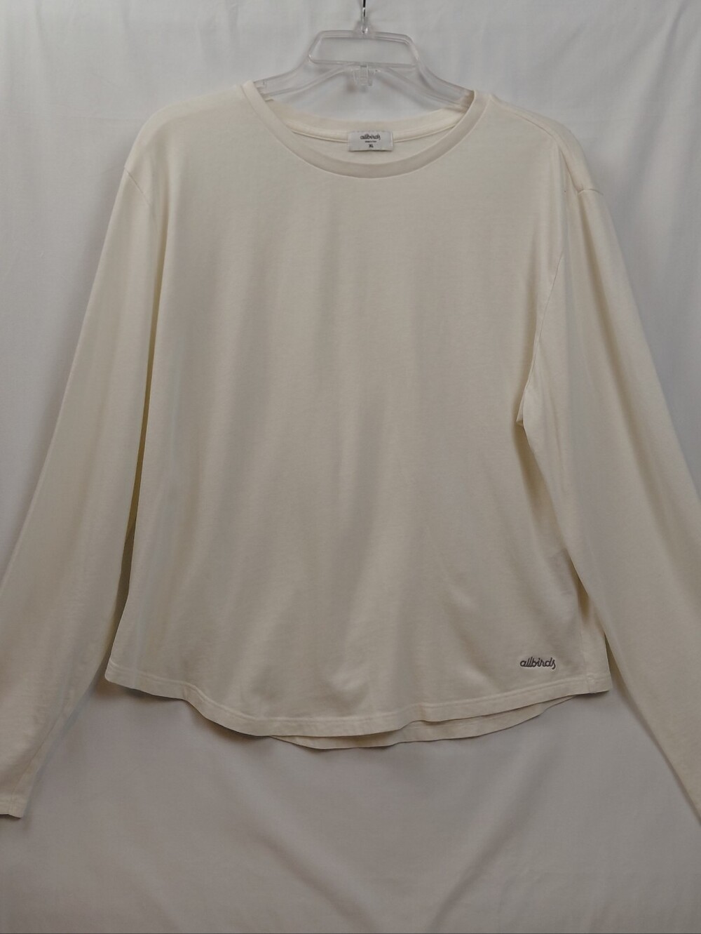 Allbirds Anytime Long Sleeve Shirt Size XL Women's Organic Cotton Merino Wool